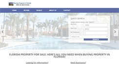 Desktop Screenshot of buying-florida-property.co.uk